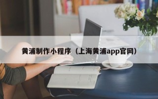 株洲黄浦制作小程序（上海黄浦app官网）
